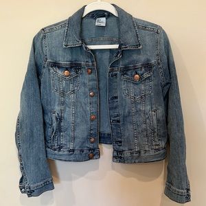 H&M distressed jean jacket size US 4